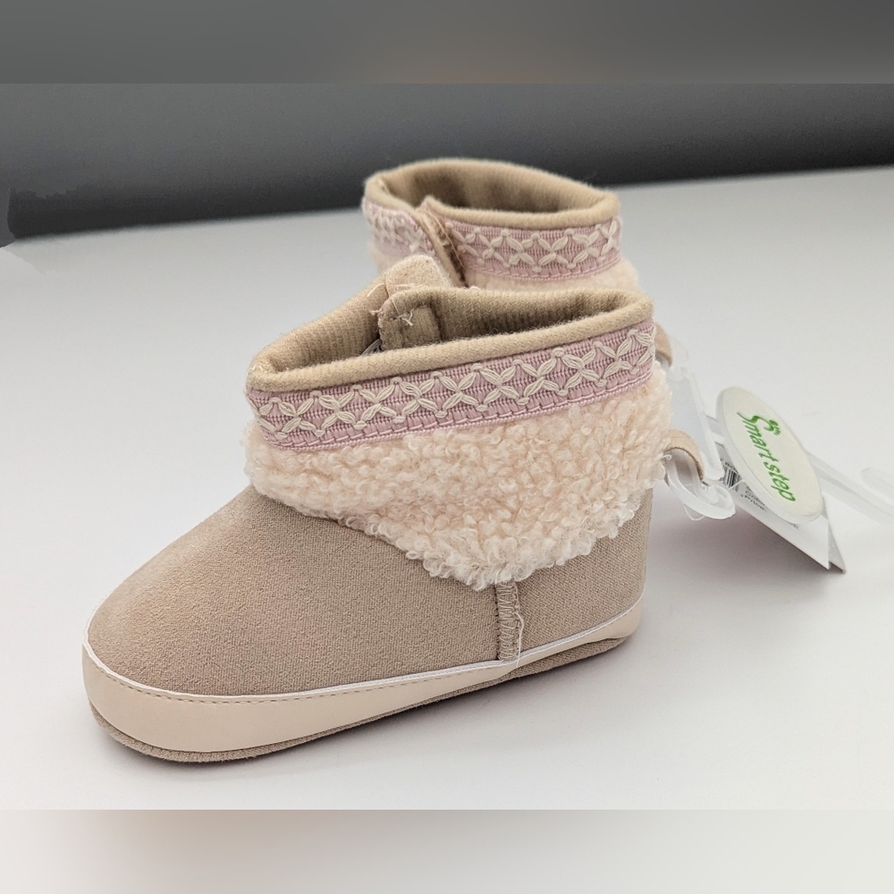 NWT Baby (Size 4) Booties/Boots/Slippers/Moccasins w/Velcro For Easy On/Off